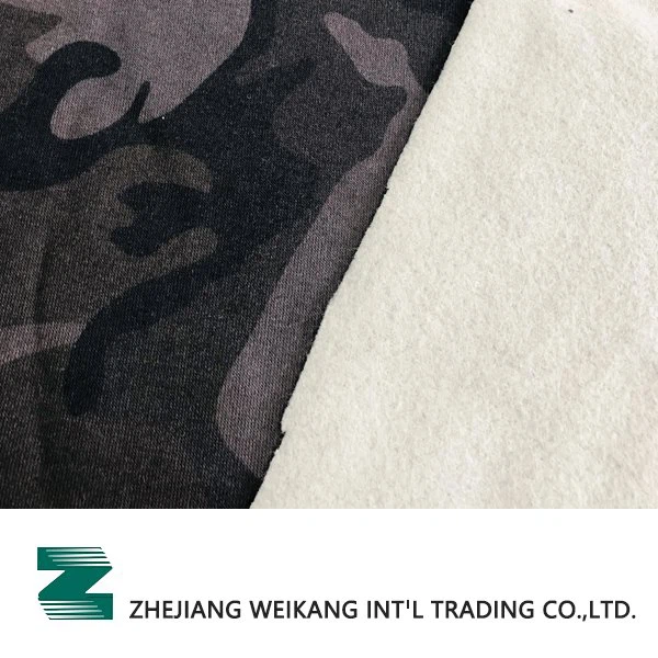 Impresión de camuflaje bajo suelo sólido Aop Regular Fleece