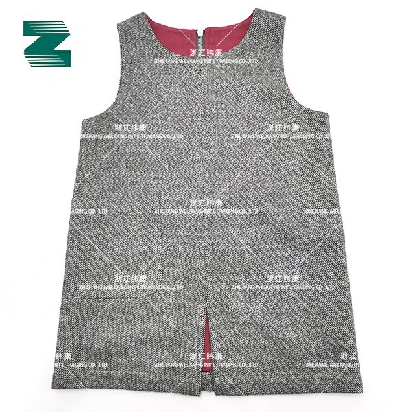 Vestido con raja abierta en la parte inferior delantera para niños